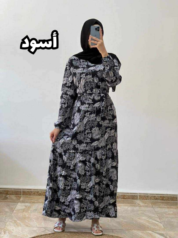 الفستان الأنيق لصيف للمتحجبات 💞🥰 سعر أرررض