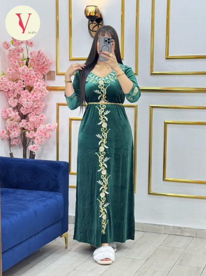 رووب سـنـابـل 🌿❤️قماش هايل و طرز ماخلاش  🌿❤️العــيــد