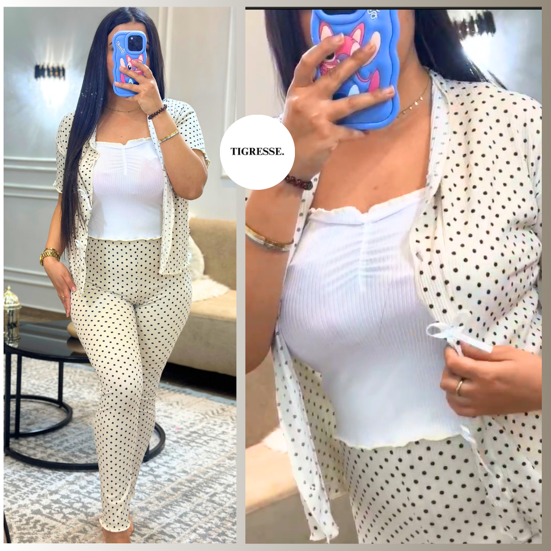 ENSEMBLE FRAISE 🍓 Chemise Besti & Pantalon