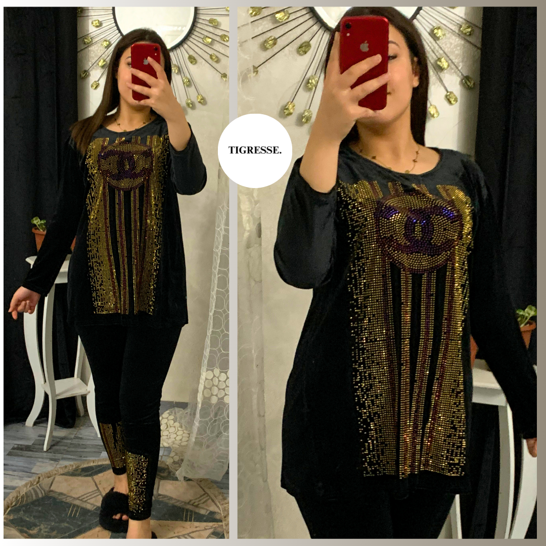 بـيجامة قطـيفة 💖 شانال هيرماس