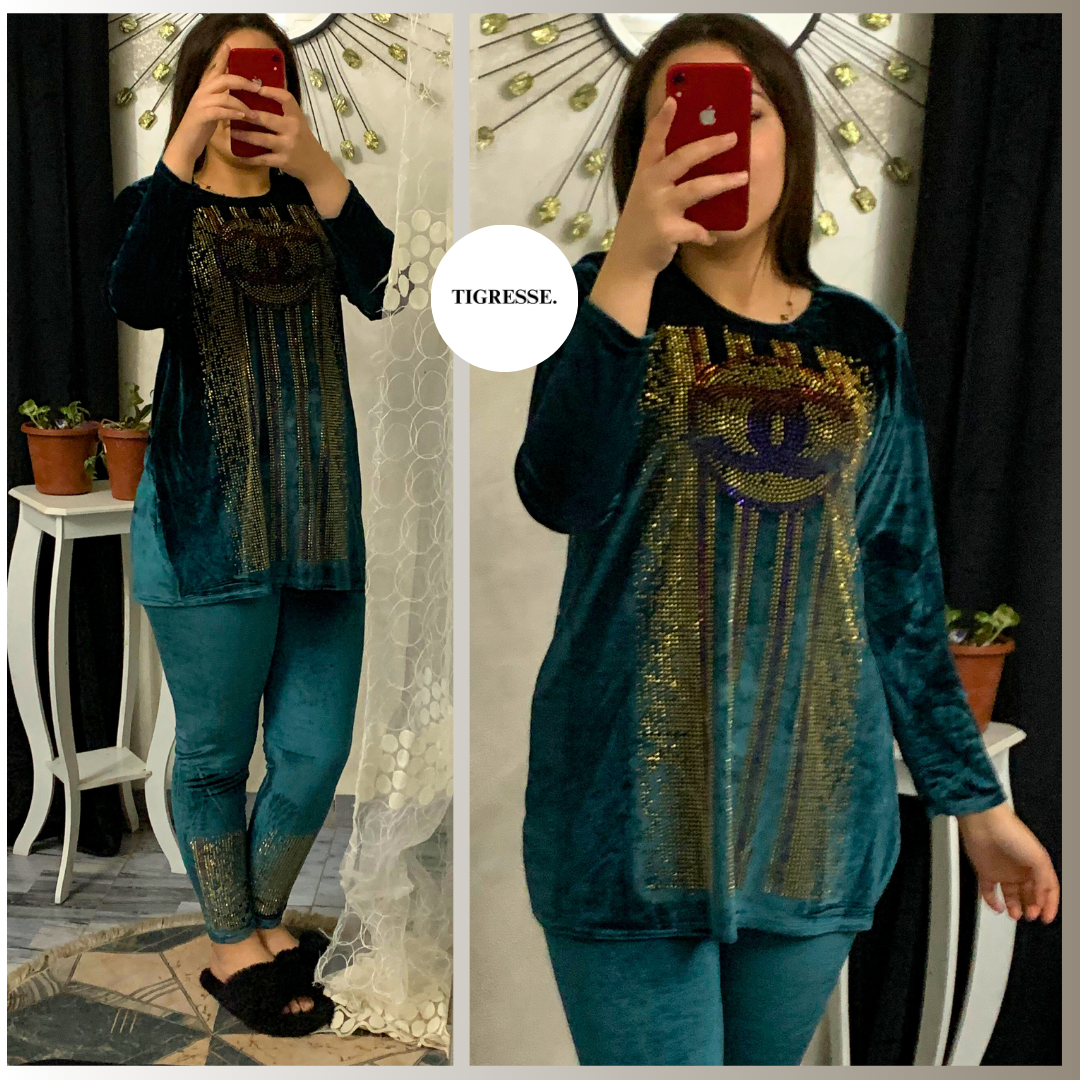 بـيجامة قطـيفة 💖 شانال هيرماس