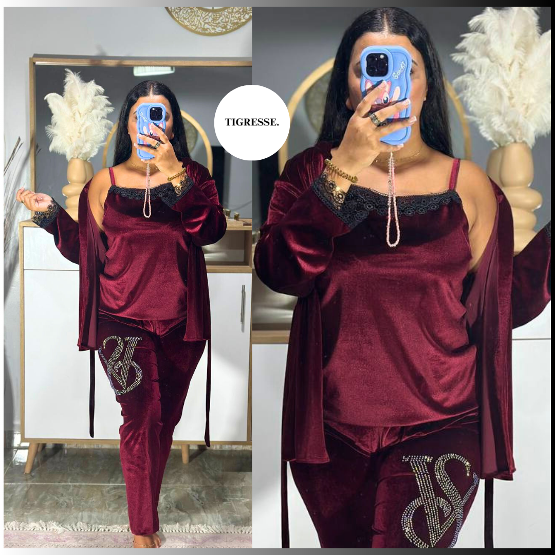 Pijama Victoria Secret 🔹 Besti + KImono + pantalon  💖