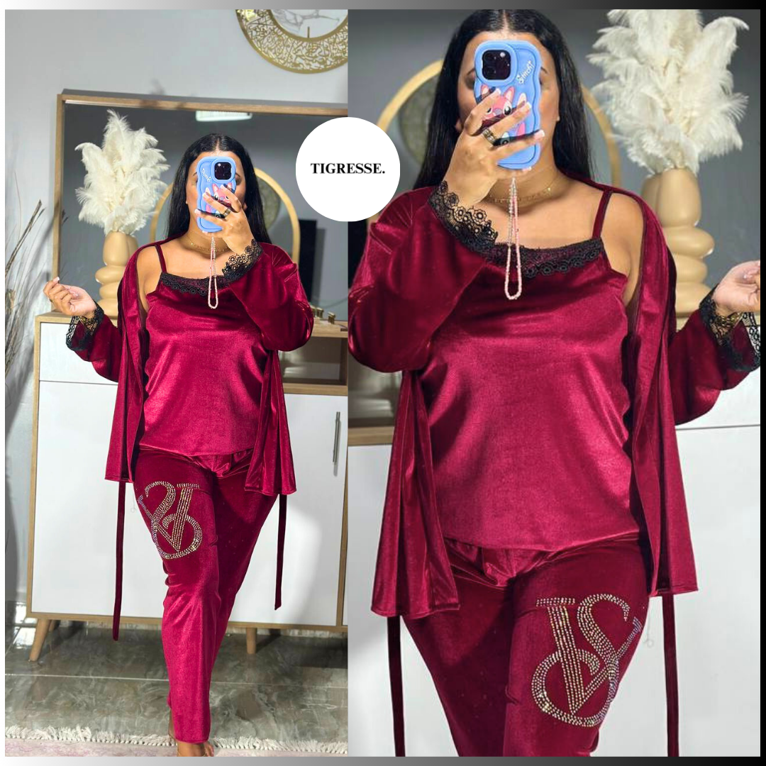 Pijama Victoria Secret 🔹 Besti + KImono + pantalon  💖