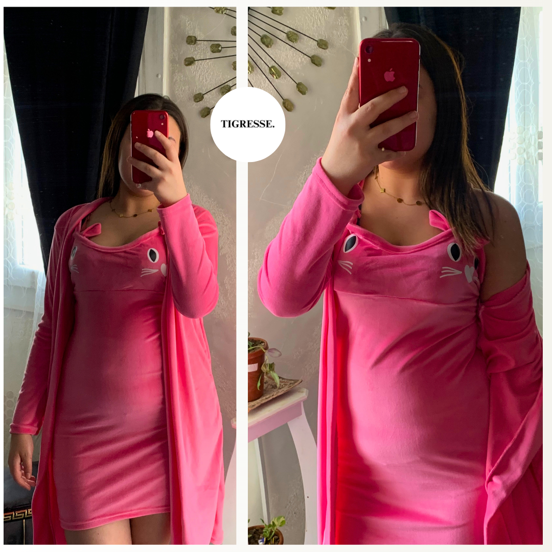 أنــسومبل 2 قـطـع الـقـطة 😻 قطــيفة سوبر صوفت (NEW)