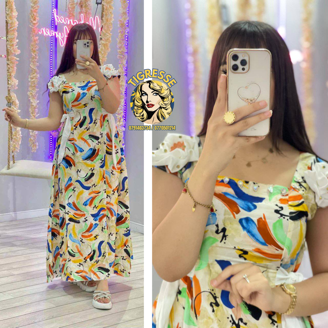 Robe Les Fleurs 🌺 New Model 2024