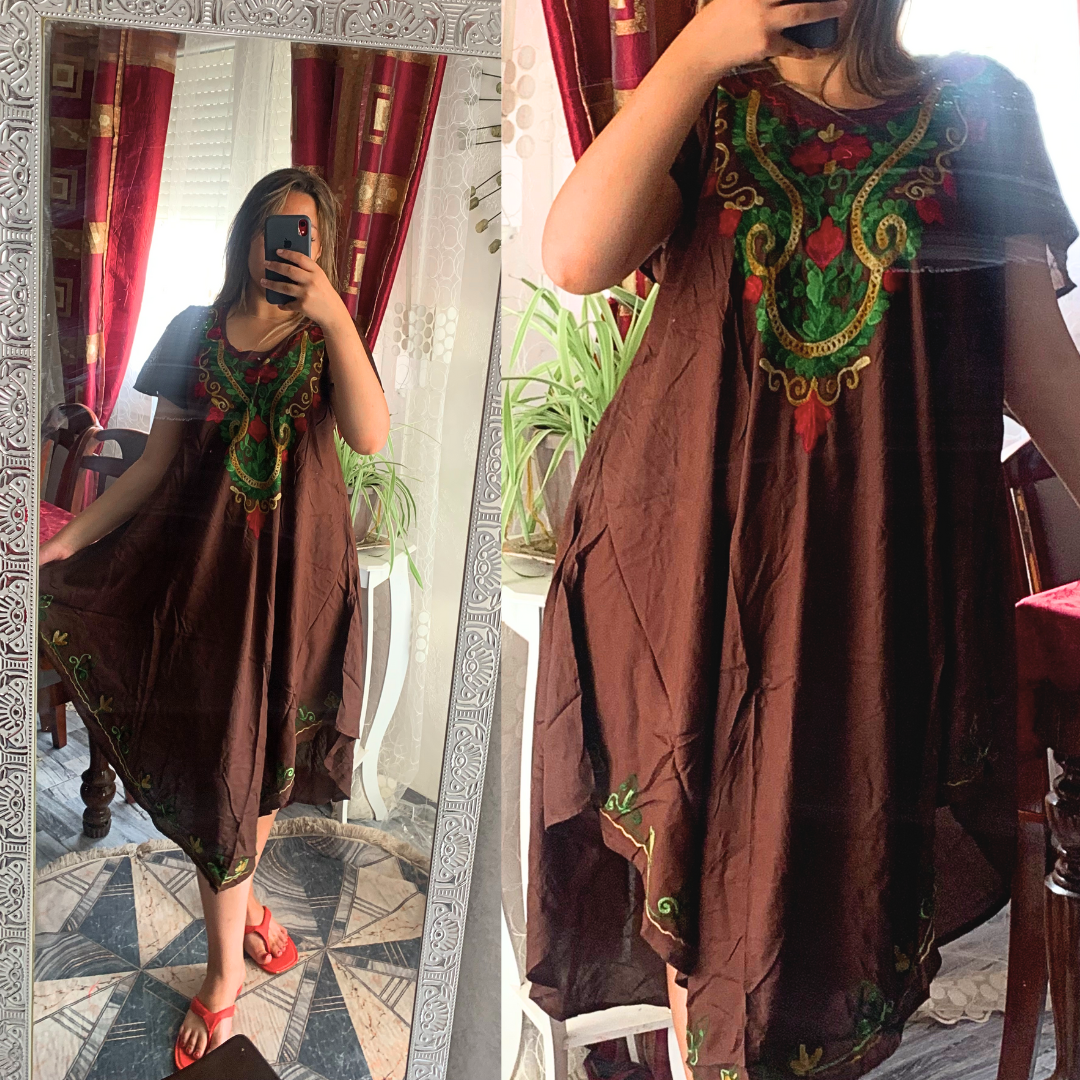 جبة وردة الياسمين 😍 خفيـفـة و شــابة