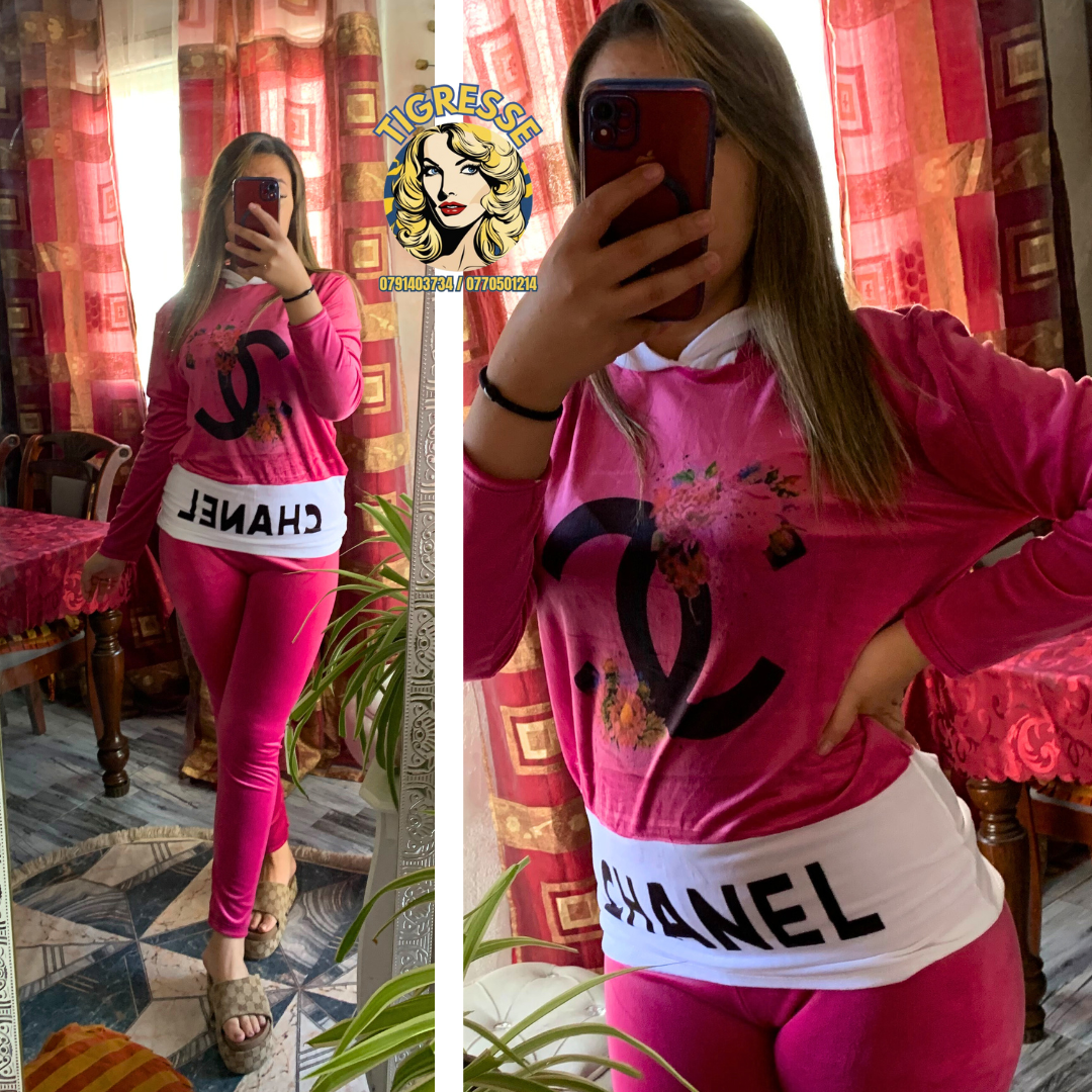 Pijama CHANEL ✨ قـطـيفة حـنيـنـة و خــفيــفـة