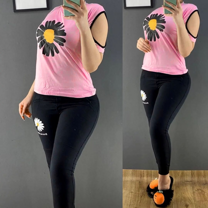 أنسومبل زهرة 🌻جديييد ❤️و سعر نااار 🔥