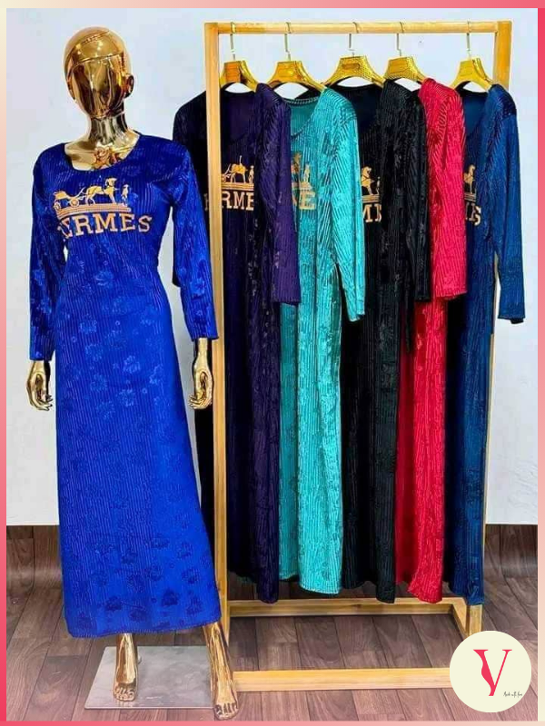 ❤️‍🔥  روب هرماس قطيفة روعة ❤️‍🔥